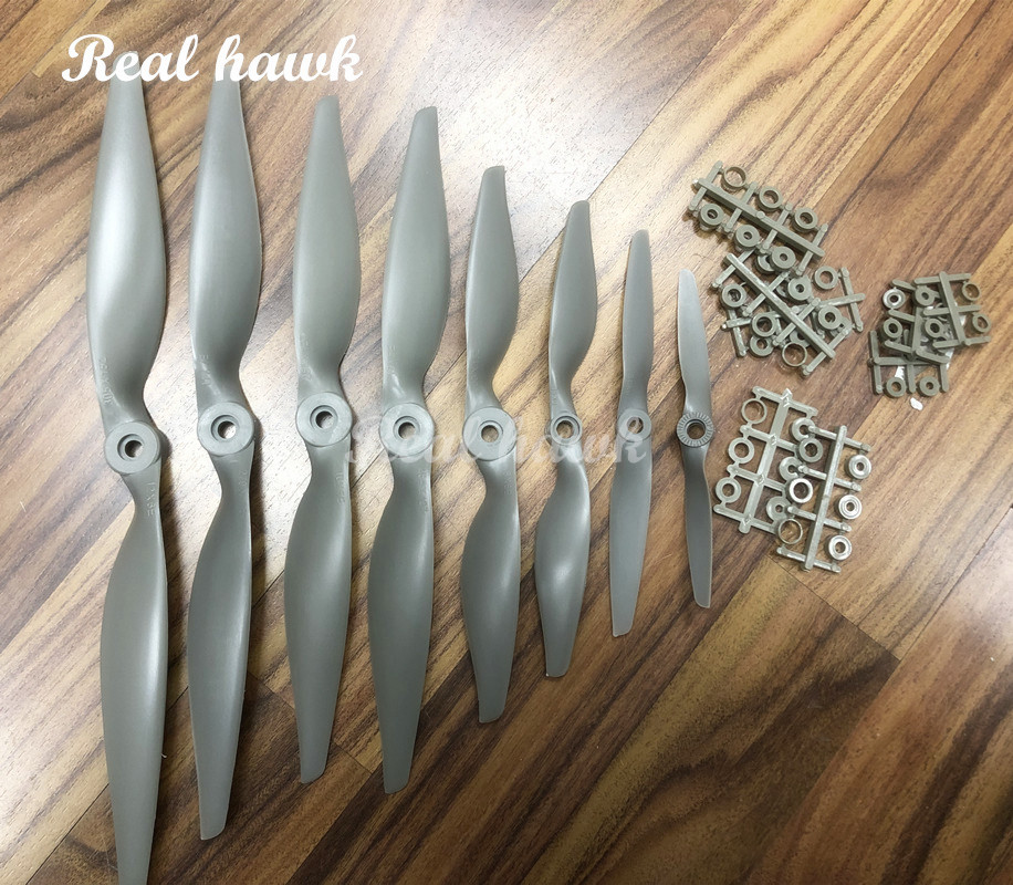 Drone Compass - 2 Stück 12x6/12x8/13x6.5/14x7/15x8/16x8/16x12/17x8/17x10 Nylon-Glasfaser-Elektropropeller RC-Modell Ersatz